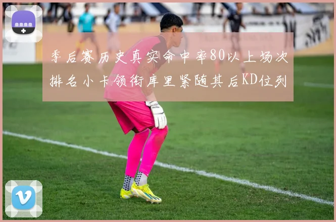 季后赛历史真实命中率80以上场次排名小卡领衔库里紧随其后KD位列第三